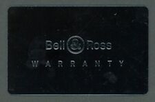 Authentic Bell & Ross Black Certificate Empty Warranty Card With Retailer Stamp picture