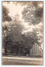 1911 People’s Church Clarence New York NY RPPC Photo Posted Antique Postcard picture