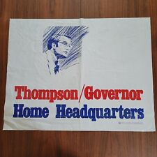 Vintage 70s Jim Thompson Home Headquarters Plastic Poster 29