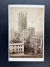 England, Gloucester Cathedral, Vintage CDV Albumen Print Vintage cdv Albumen Pri picture