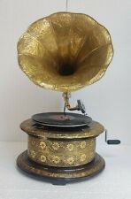 Gramophone Player original Wind up functional working gramophone Record player picture
