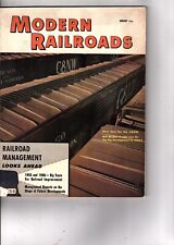 Modern Railroads January 1956  C&NW new cars and rr management (j1000 picture