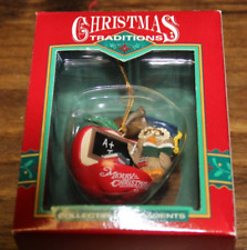 Lustre Fame A+ Teacher Owl Apple Christmas Holiday Ornament in box picture
