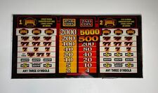 RARE Vintage 1995 Bally Gaming IGT Slot Machine Top Glass Double Jackpot picture