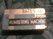  BATES Numbering Machine Multiple 4 Movement 6 Wheel Style E in Box ( Vintage ) picture
