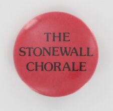 The Stonewall Chorale 1990 Gay Lesbian Chorus NYC LGBTQ History Pride Button picture
