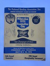 National Bowling Association Yearbook Milwaukee 36th Convention 1975 Black Int picture