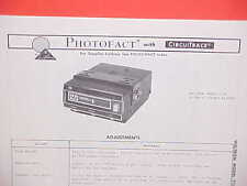 1971 WELTRON CAR AUTO 8-TRACK STEREO TAPE PLAYER SERVICE SHOP MANUAL MODEL 718 picture