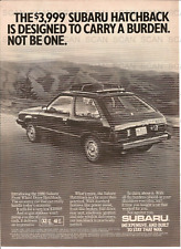 1980 Subaru Hatchback Vintage Magazine Ad picture