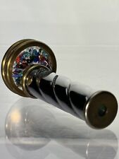 Kaleidoscope Chesnik-Koch, 3” Long With 2 Wheels Handmade Signed 1990 Vintage picture