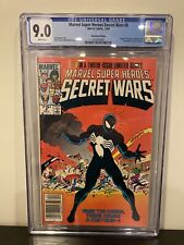 Marvel Super Heroes Secret Wars #8 Newsstand CGC 9.0 Orig Black Suit 1984 WP ❄️ picture