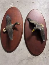 2 Vintage Whitehall Metal Studios Duck Plaque Wall Hanging Individually Created picture