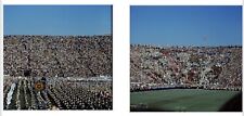 c1970s UOM~Football Game~University Of Michigan Half time Show~35mm~2 SLIDES picture