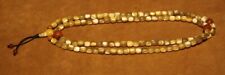 Tibet Vintage 108P Old Buddhist Mother-of-Pearl Inlay Mala Prayer Beads Amulet picture
