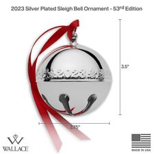 Wallace 2023 Annual Sleigh Bell Ornament, 53RD Edition, NEW in Box picture