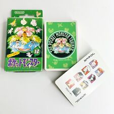 Rare Japanese Pokemon Poker Playing Cards Deck green Venusaur Nintendo 1996 picture