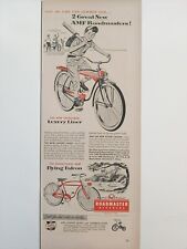 1954 vintage Roadmaster Luxury Liner, Flying Falcon Bicycles. picture