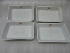 Aloha Airlines 4 Pcs Collector China Serving Cooking Dish Plate 6x4 casserole picture