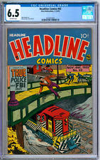 Headline Comics 62 CGC Graded 6.5 FN Prize Publications 1953 picture