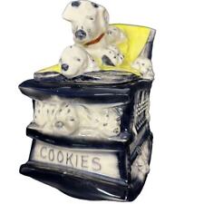 McCoy Pottery Dalmatians in a Rocking Chair Cookie Jar Vintage 1961-USA picture