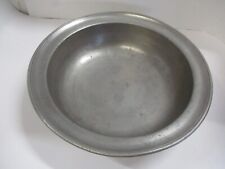 Antique Pewter Bowl with Anchor Mark Stamp picture