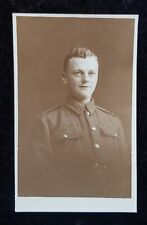 c1917 RPPC Portrait of Army Soldier - Social History picture