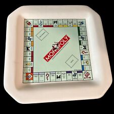 Vintage Monopoly Board Small Square Plate Wine Things Unlimited With Box picture