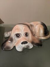 Vintage Sad Basset Hound Dog Planter/Figurine 15
