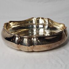 Hand HAMMERED  silver plated Large Serving Bowl BATTUTO A MANO picture