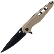 Schrade Kinetic Folding Pocket Knife Linerlock Tan G10 Black AUS-8 1159316 picture