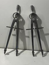 2 Vemco Vintage Drafting Compasses Made In USA picture