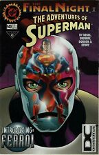 Adventures Of Superman #540 Variant 1st Appearance Ferro 1996 DC Universe Logo picture