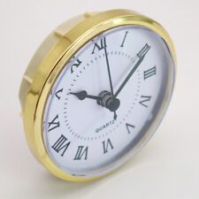 3-1/2 Inch Quartz Gold Trim Clock Fit-Up/ Insert Arabic Numeral Quartz Movement picture