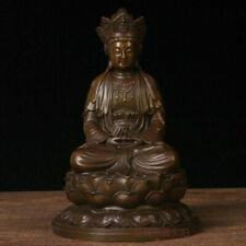 11'' China Avalokitesvara Kwanyin Buddha Bronze Statue picture