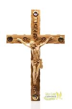 Large Wall Crucifix, 20 Inch Olive Wood Crucifix For Wall  picture
