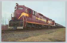 Hauling Iron Ore Train Duluth Minnesota Vermilion Cuyuna Mesaba Ranges Postcard picture