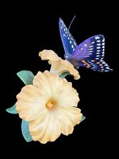 1993 Lenox Fine Porcelain Black Swallowtail Nature's Beautiful Butterflies picture