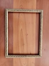 Antique  Gilded Photo Painting Frame 9 1/2 X 7 1/4 Inch Opening picture