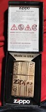 Zippo Lighter Zippo And Pattern Design 29677 Windproof Made In USA Genuine picture