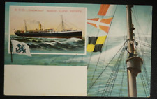 R.P.D. Gneisenau Nordd Lloyd Bremen Postcard Steamship North German W. Sander picture
