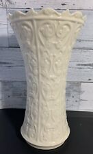Lenox Wentworth Collection Large Cream Glossy Porcelain Foliage Flared 11