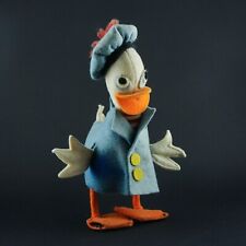 antique 1930s DONALD DUCK FELT Toy Wired Disney felt figure vintage mickey RARE picture