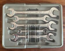 Vintage USA Sears Craftsman 5 Piece Open End Wrench Set -vv- picture