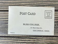 Vintage Bliss College Post Card  picture