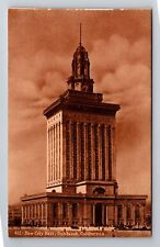 Oakland CA-California, New City Hall, Antique, Vintage Souvenir Postcard picture