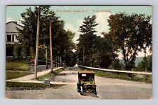 Hobart NY-New York, River Street In The Catskills, Vintage c1916 Postcard picture