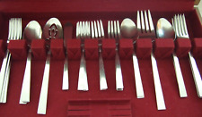 25 Pieces Wm A Rogers Oneida Ltd NORTHLAND PATTERN STAINLESS  FLATWARE picture