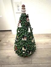 Vintage 1999 Danbury Mint Captain's Lighthouse Christmas Tree 18
