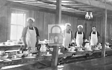 Logging Camp Kitchen Crew Hicks Run Pennsylvania PA - 8x10 Reprint picture
