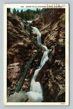 Cheyenne Canon CO, Seven Falls, Colorado c1935 Vintage Postcard picture